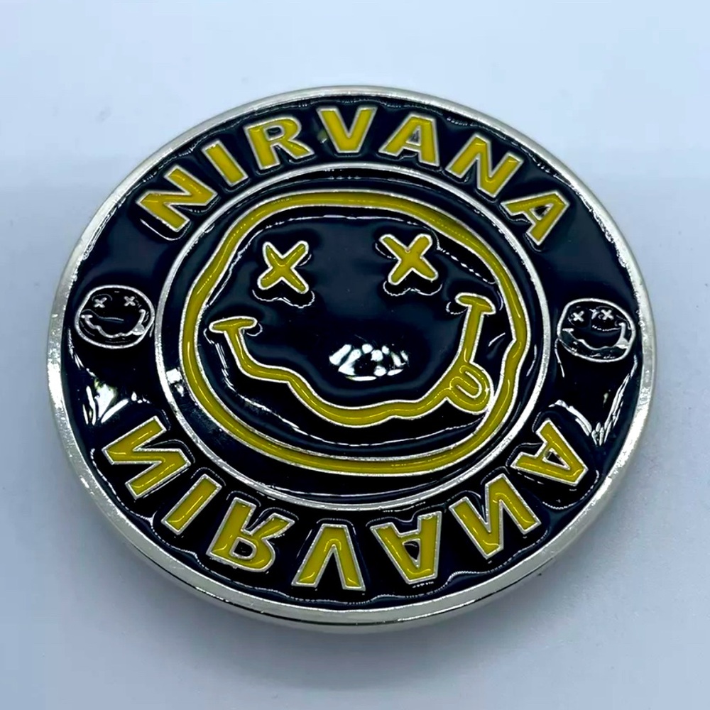 Nirvana Grunge Face Belt Buckle~New